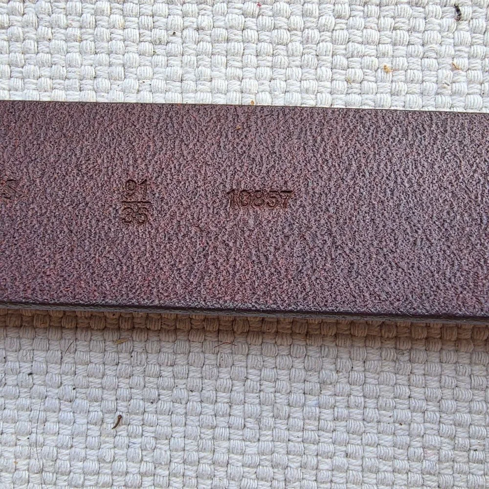 Allen Edmonds Brown Leather Belt